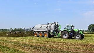 DeutzFahr Agrotron 7250ttv warrior amp Joskin Euroliner  Loonw TJampens [upl. by Eislehc]