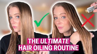 This Hair Oiling Routine TRANSFORMED My Hair How to Apply Hair Oil for Healthy Hair [upl. by Sherborne]