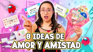 8 REGALOS FÁCILES PARA SAN VALENTÍN 💖 Ideas Originales para 14 de Febrero 💕 Craftingeek [upl. by Nole564]