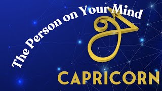 CAPRICORN Part 2 The Person on Your Mind LeoLibra [upl. by Neom]