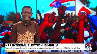 Some irate youth in Bimbilla resist attempts to skew elections in favour of Defence Minister [upl. by Atews]