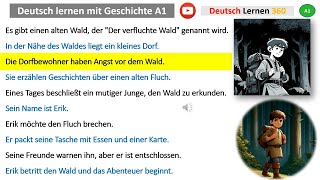 Deutsch lernen mit Geschichte A1  german stories A1  Deutsch als Fremdsprache A1 [upl. by Wenger]