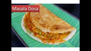 MASALA DOSA recipe SOUTH INDIAN Style  Deeps kitchen [upl. by Nanreit]