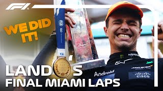 quotAre You Crying Yetquot Experience Lando Norris Final Lap IN FULL  2024 Miami Grand Prix [upl. by Hope]