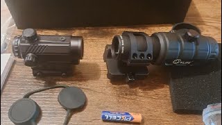 CVLIFE Red Dot and Magnifier Combo 3 MOA Red Dot with 3X Magnifier Review Really nice combo [upl. by Argile]