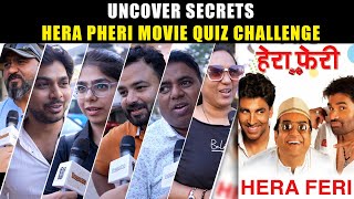 Uncover Secrets HERA PHERI Movie Quiz Challenge  Akshay Kumar Suniel Shetty Paresh Rawal Tabu [upl. by Darnell]