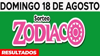 Resultado del sorteo de Zodiaco del Domingo 18 de Agosto de del 2024 😱🤑💰💵 [upl. by Whallon249]