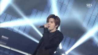 Live HD  141221 INFINITE  Last Romeo amp Back Remix Ver  2014 SBS Gayo Daejun [upl. by Nickey]