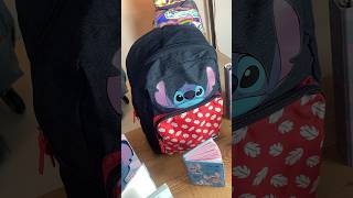 Nova mochila do Stitch e agendas cadernos smart fichário e estojo [upl. by Llennahc781]