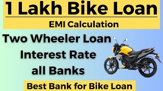 1 Lakh Ka Bike Loan Kaise Le  Bike Loan Interest Rate  Bike Loan Kaise Le  Two Wheeler Loan [upl. by Siderf494]