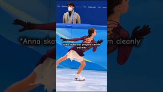 Who should have won olympics figureskating iceskating olympicgames annashcherbakova [upl. by Nerret321]