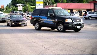 2015 Lights and Siren Parade CEVS Lincolnway amp John Sts North Aurora [upl. by Brindell]