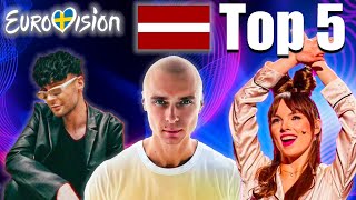 MY TOP 5 LATVIA EUROVISION 2024  SUPERNOVA 2024 REACTION [upl. by Justinn118]