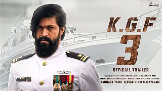 KGF CHAPTER 3 Official Trailer  Yash  Prabhas  Prashanth Neel  Ravi Basrur  Kgf 3 Trailer [upl. by Burkhart]