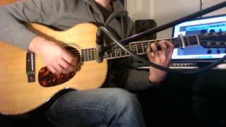 Larrivee OM10 Fingerpicking [upl. by Halladba]