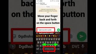 Small trick of mobile keyboard  topkeyboardapps bestkeyboardapps [upl. by Nireil531]