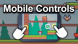 Useful Mobile Game Controls To Learn  GDevelop [upl. by Riatsala223]