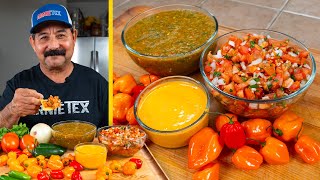 These 3 DELICIOUS HABANERO SALSA Recipes are Hot Hotter amp HOTTEST Fresh Boiled amp Tatemada Syle [upl. by Paulina]