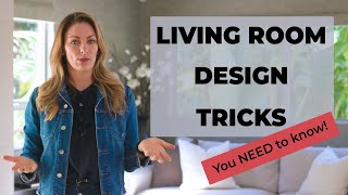 Living Room Design Tips amp Tricks [upl. by Elleirol]