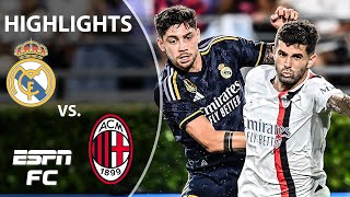 AC Milan vs Real Madrid  Full Game Highlights  ESPN FC [upl. by Enahpets]