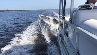 Pontoon trip  Pensacola Beach area [upl. by Nye]