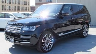 2014 Range Rover Supercharged Autobiography Start Up Exhaust and In Depth Review [upl. by Sukram]