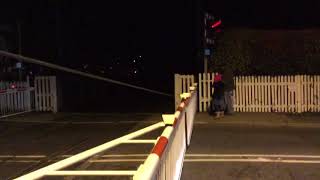 Frinton On Sea Station Level Crossing Essex Saturday 13012018 [upl. by Rellek]