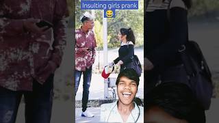 Insulting girls prank 😂 indori prank insultingprank bobbyprankster funny comedy viral [upl. by Sayce]