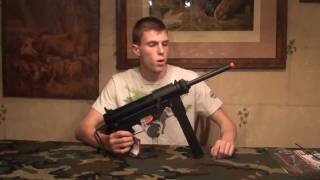 ICS M3 Grease Gun Airsoft AEG Review [upl. by Annor]