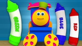 Bob der Zug  Reime in Deutsch  Buntstifte Farben Lied  Bob Train Crayons Colors Song [upl. by Evelyn388]