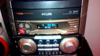 Chaine HiFi Philips Fw c355lecteur cd TECHNICS SLP202A [upl. by Llerryt]