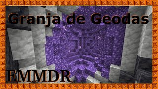 Granja de geodas  ✅ Minecraft 117 Caves amp Cliffs ✅  EMMDR 132 [upl. by Lathan]