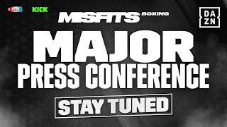 MISFITS amp DAZN X SERIES  QATAR THE SUPERCARD PRESS CONFERENCE LIVESTREAM [upl. by Vedis]