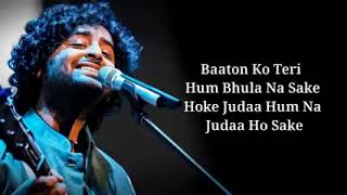 baton Ko Teri ham bhula na sake lyricsin arjit singh song lyrics and like or subscribe [upl. by Wileen]