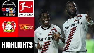 Bayer Leverkusen 04 vs 1FC Union Berlin 11Spieltag Bundesliga Highlights [upl. by Pinzler]