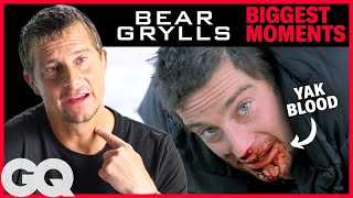 Bear Grylls Breaks Down His Biggest Career Moments  GQ [upl. by Pearlman801]