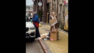 Business ladys gift changes a homeless mans life shorts [upl. by Macmahon]