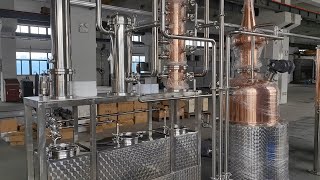 300L copper still rum gin distillery equipment [upl. by Eixid]