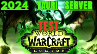 TAURI WOW LEGION TEST SERVER 7  103 LVL Havoc Demon Hunter [upl. by Ynner87]