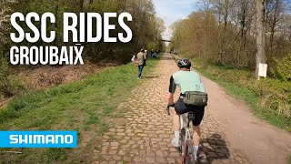 Shimano Service Center rides  Groubaix a gravelized version of ParisRoubaix [upl. by Korns]