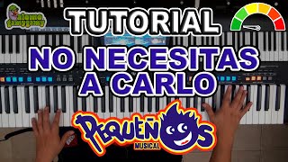 No Necesitas A Carlo Pequeños Musical  Tutorial Figuras y Acordes [upl. by Corron]