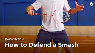 How to Defend a Smash  Badminton [upl. by Ellis]