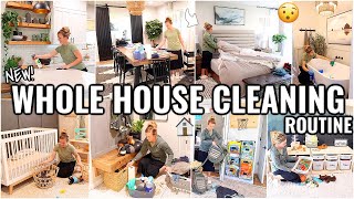 WHOLE HOUSE CLEAN WITH ME🏠 WEEKLY CLEANING ROUTINE  2024 CLEANING MOTIVATION [upl. by Nanreik]