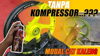 CAT VELG 2 WARNA  TANPA KOMPRESOR [upl. by Maier724]