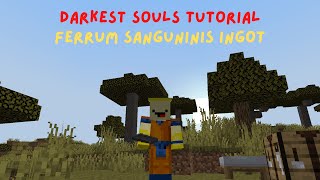 How to Make Ferrum Sanguninis Ingot Darkest Soul Mod tutorial [upl. by Esenaj]