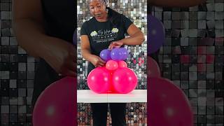 How ToMake a Simple and Easy Balloon Centerpiece Without Stand Tutorial howto balloonideas [upl. by Gilleod]