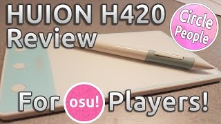 HUION H420 Tablet Review  Review for osu Players [upl. by Fennell]