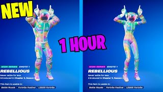 FORTNITE REBELLIOUS EMOTE 1 HOUR DANCE ICON SERIES [upl. by Osborne]