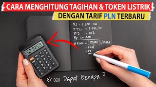 Cara Menghitung Tagihan dan Token Listrik dengan tarif terbaru 2023 [upl. by Roxy]