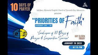 10 DAYS OF PRAYER  DAY  11 FRIDAY JANUARY 19 2024  Priorities of Faith [upl. by Nico]